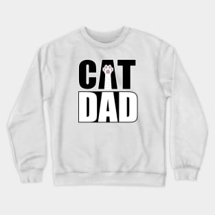 CAT DAD Gift Meow Crewneck Sweatshirt